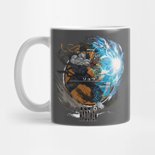 RYU: HADOKEN - YELLOW/NAVY Mug